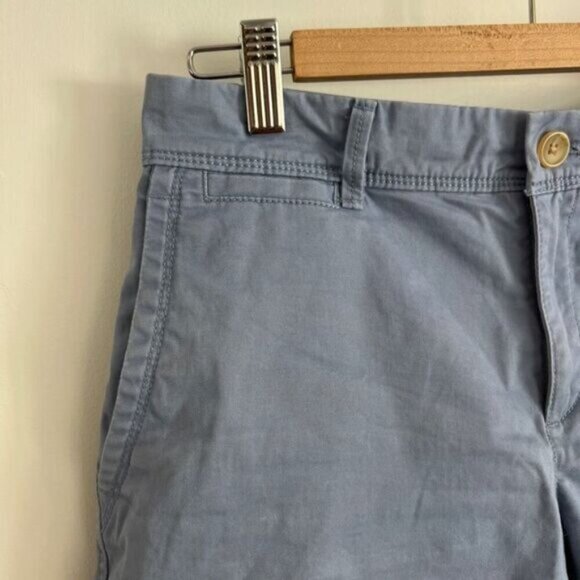 Banana Republic Women's Size 2 Country Blue 5 Inch Inseam Cuffed Hem Shorts Mom - Picture 3 of 11